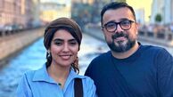 عکس جدید سپند امیرسلیمانی و همسر باردارش