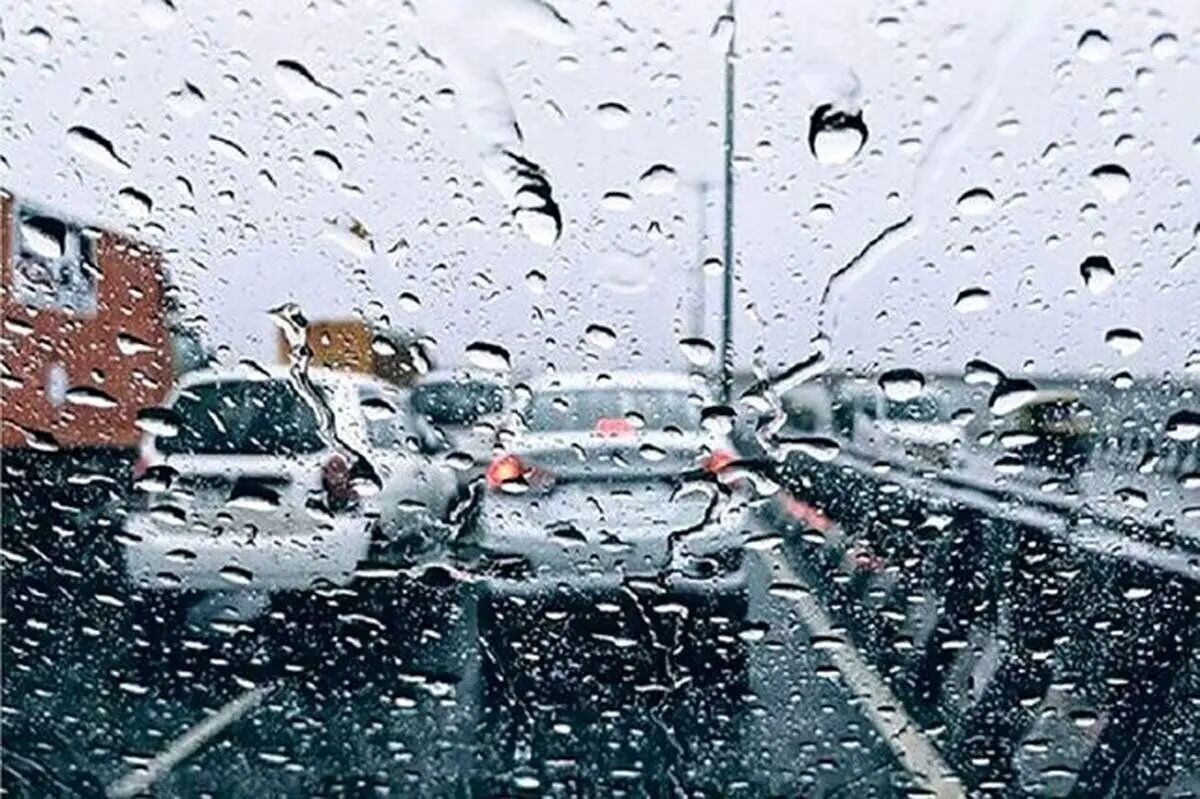 رگبار باران و رعد و برق و وزش باد شدید تا اواخر هفته