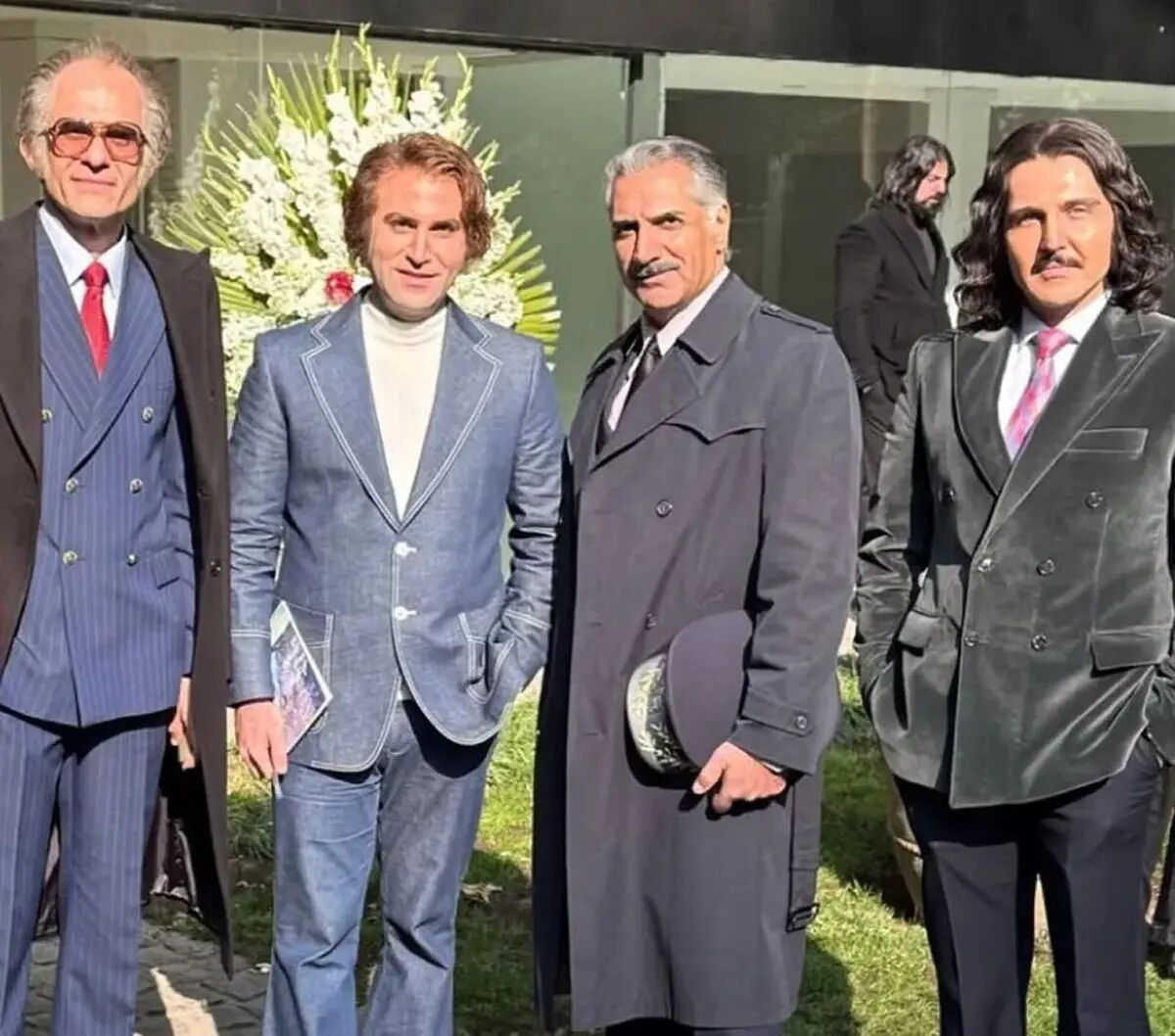 هوتن شکیبا و محمدرضا غفاری در پشت صحنه تاسیان