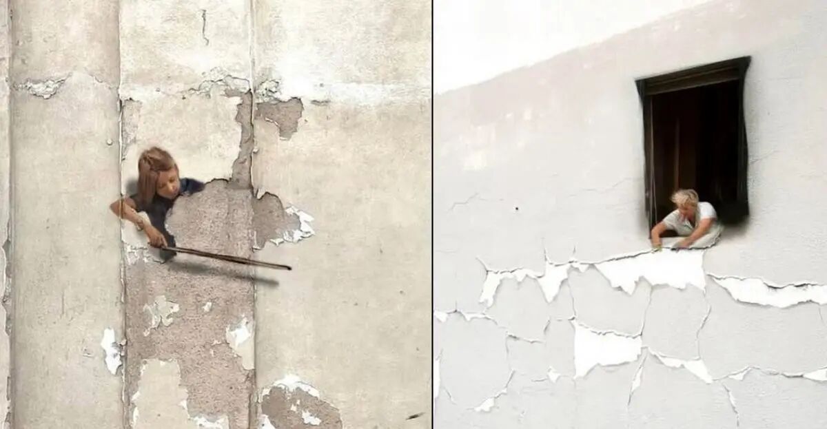 هنر خیابانی؛ شاهکارهای خلاقانۀ دختر ایرانی روی دیوارهای میلان ایتالیا