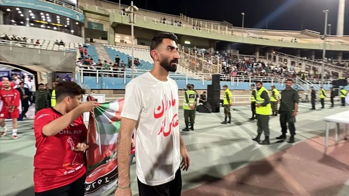 پیام احساسی بیرانوند در جشن قهرمانی با پیراهن « مادران مقدسند »