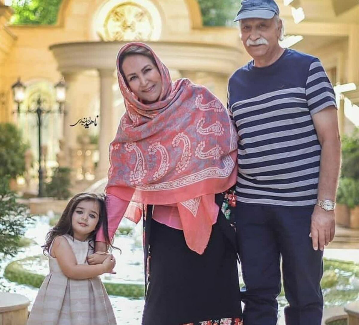 عکس بانمک نوه‌های ناز محمود پاک نیت، ارباب سریال پس از باران
