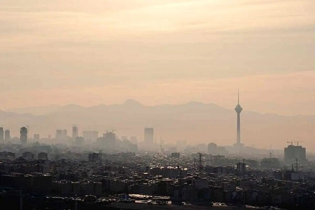 کیفیت هوای تهران در وضعیت ناسالم