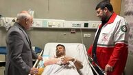 عيادت رئيس دفتر رئيس‌جمهور از مصدومان حمله رژيم صهيونى به صداوسيما