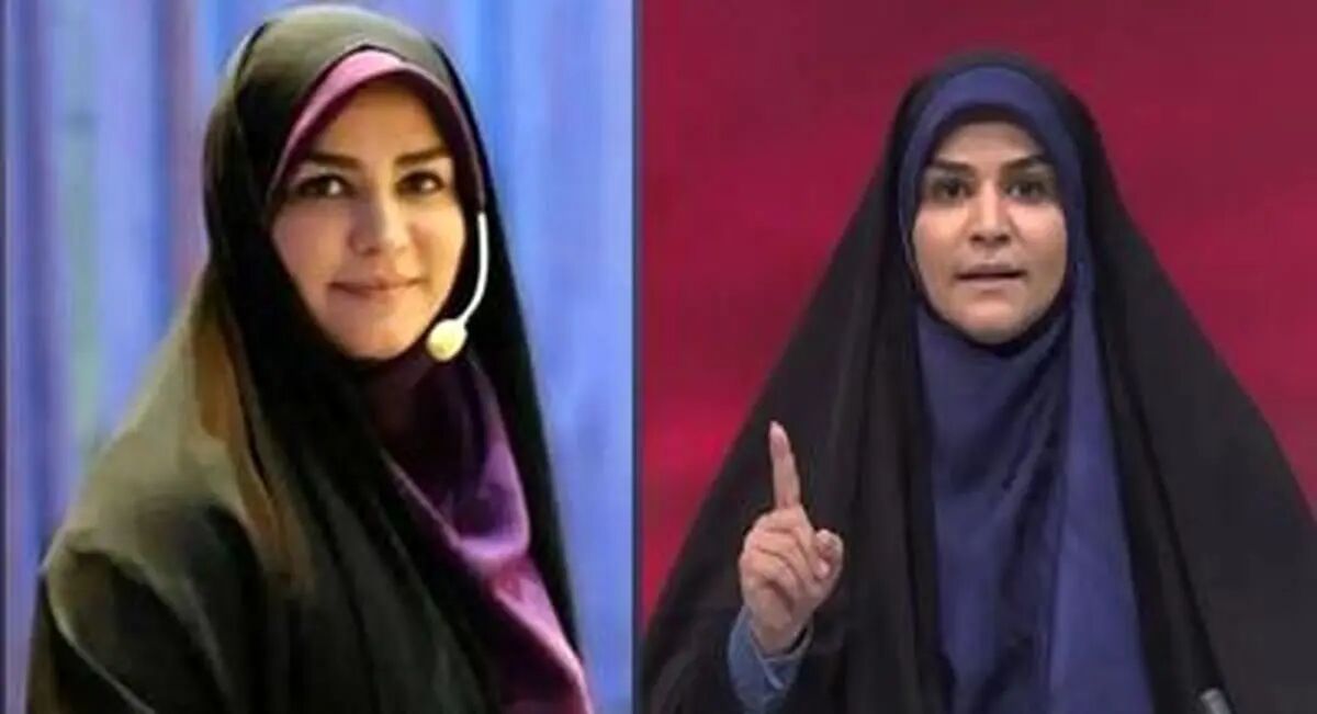 عکس خبرنگار آمریکایی در آغوش سحر امامی مجری شیرزن صدا و سیما