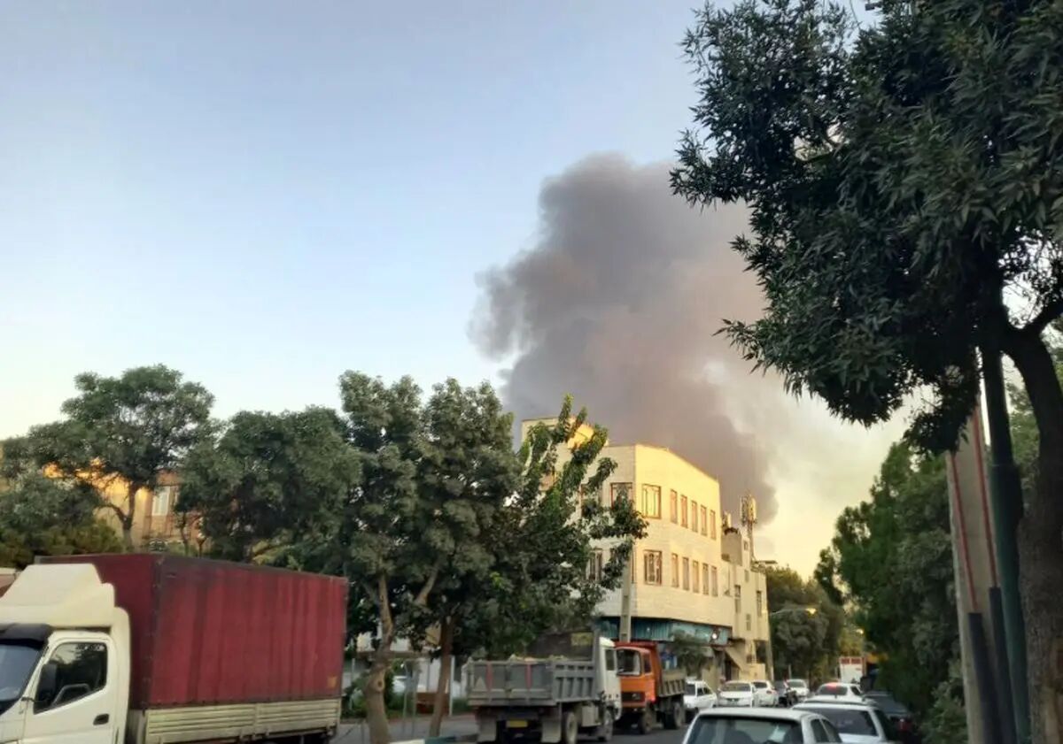 دودسیاه در آسمان جنوب تهران