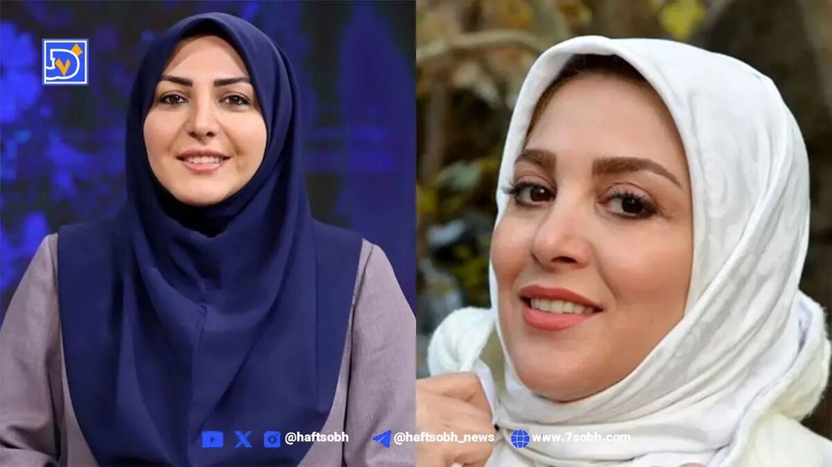ژیلا صادقی در کافه المیرا شریفی مقدم!/ استایل دو خانم مجری جنجالی صدا و سیما