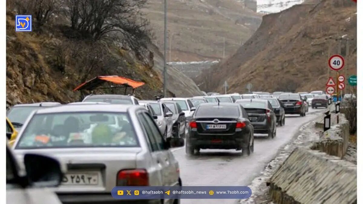 ترافیک سنگین در محورهای هراز و فیروزکوه
