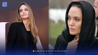 زیبایی خیره کننده آنجلینا جولی با پوشش متفاوت در فستیوال رم + عکس