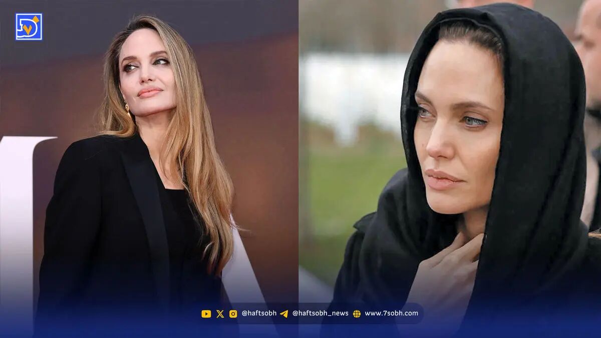 زیبایی خیره کننده آنجلینا جولی با پوشش متفاوت در فستیوال رم + عکس