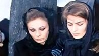 سفر در زمان/ فرح دیبا با ظاهری ژولیده سرمزار لیلا پهلوی/ سال 1387
