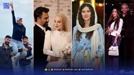 قاب امروز| ‌بخت آرام، فراغت کامران، قلمدوش مهسا، عکس خاص نیکبخت و همسرش