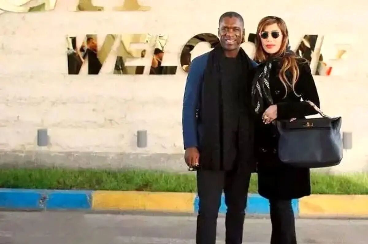 رونمایی همسر ایرانی سیدورف مشاور استقلال از کیک تولدش در رستوران لاکچری در ابوظبی
