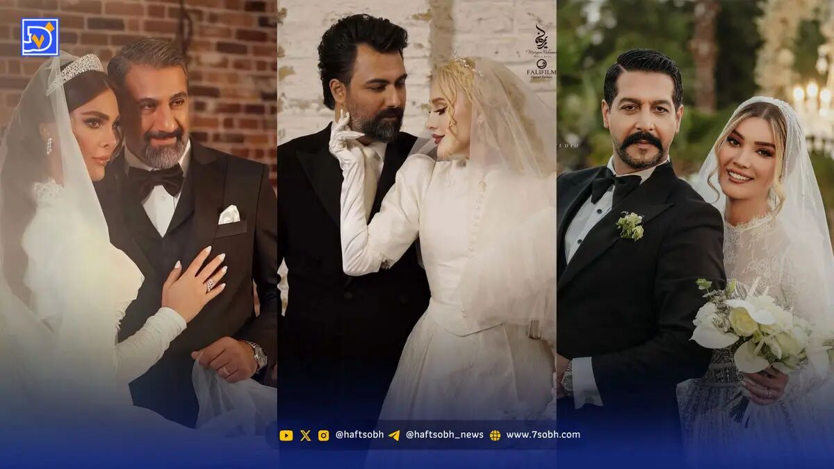 نگاهی به سبک و سلیقه هنرمندان در انتخاب کارت عروسی شیک و لاکچری: کامران تفتی و متین ستوده، محمد نادری و الناز خانوم، آرام جعفری و بابک انصاری/ از متن انگلیسی تا فارسی