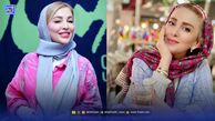 کیک عقد دو طبقه ژیلا صادقی و شوهر آقازاده اش