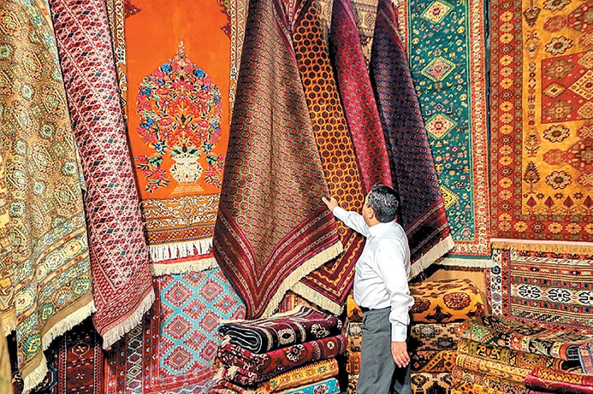 کاهش صادرات فرش از 1.2 میلیارد دلار به 40 میلیون دلار / کاهش صادرات فرش بسیار تأسف‌بار است