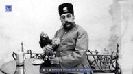 مظفرالدین‌شاه و نوه‌اش در نخستین اتومبیل وارداتی ایران
