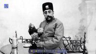 مظفرالدین‌شاه و نوه‌اش در نخستین اتومبیل وارداتی ایران