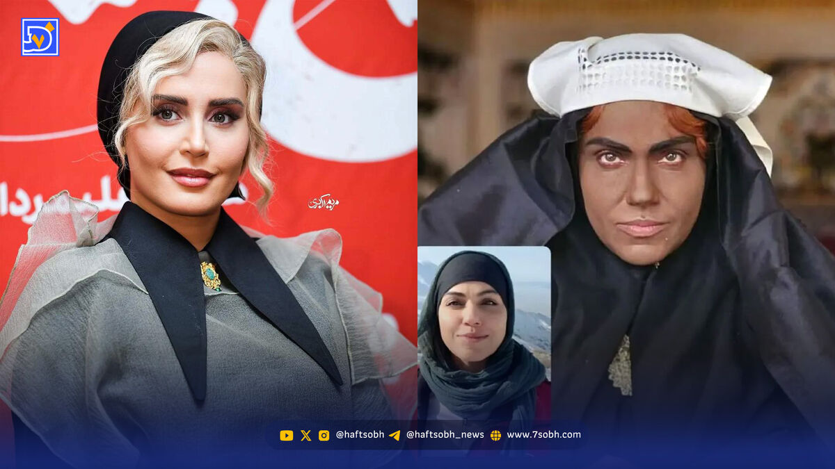 سلفی دایه‌سیاه بامداد خمار و الناز شاکردوست در طبیعت