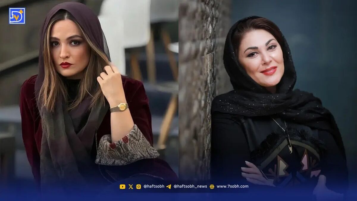 عصر سینما | لاله اسکندری و گلاره عباسی در پشت صحنه سریال «بامداد خمار»