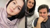 قاب پدر و دختری پیمان قاسم‌خانی و فرزندش «رومی»