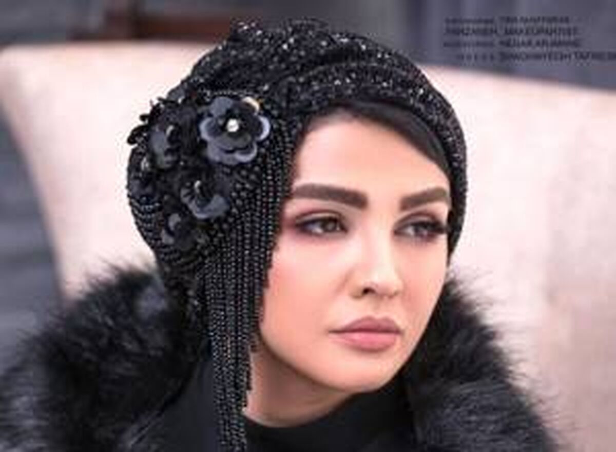 لباس عروسی سیما خضرآبادی مناسب زمستان + عکس
