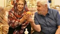عکس| سفر در زمان؛ «عنایت بخشی» در پیری و در کنار همسرش؛ دهه 90