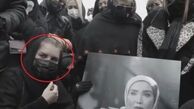 (عکس) تصاویری از حضور رعنای سریال دلنوازان در مراسم خاکسپاری دخترش ستایش