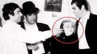 عکس| سفر در زمان؛ «فاطمه معتمدآریا» در کنار «ایران دفتری 86 ساله»؛ سال 72