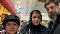 عکس؛ سفر به تاریخ؛ «مازیار (شهره) لرستانی» در اکران آخرین فیلمش در کنار «علی انصاریان و نعیمه نظام‌دوست»؛ سال 97