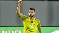 عکس | گردن‌بند خاص مهدی قایدی در تمرین النصر