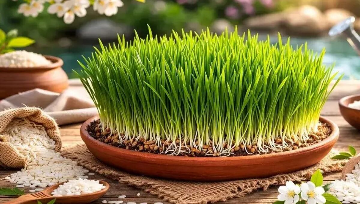 چگونه سبزه برنج زیبا برای عید نوروز درست کنیم؟