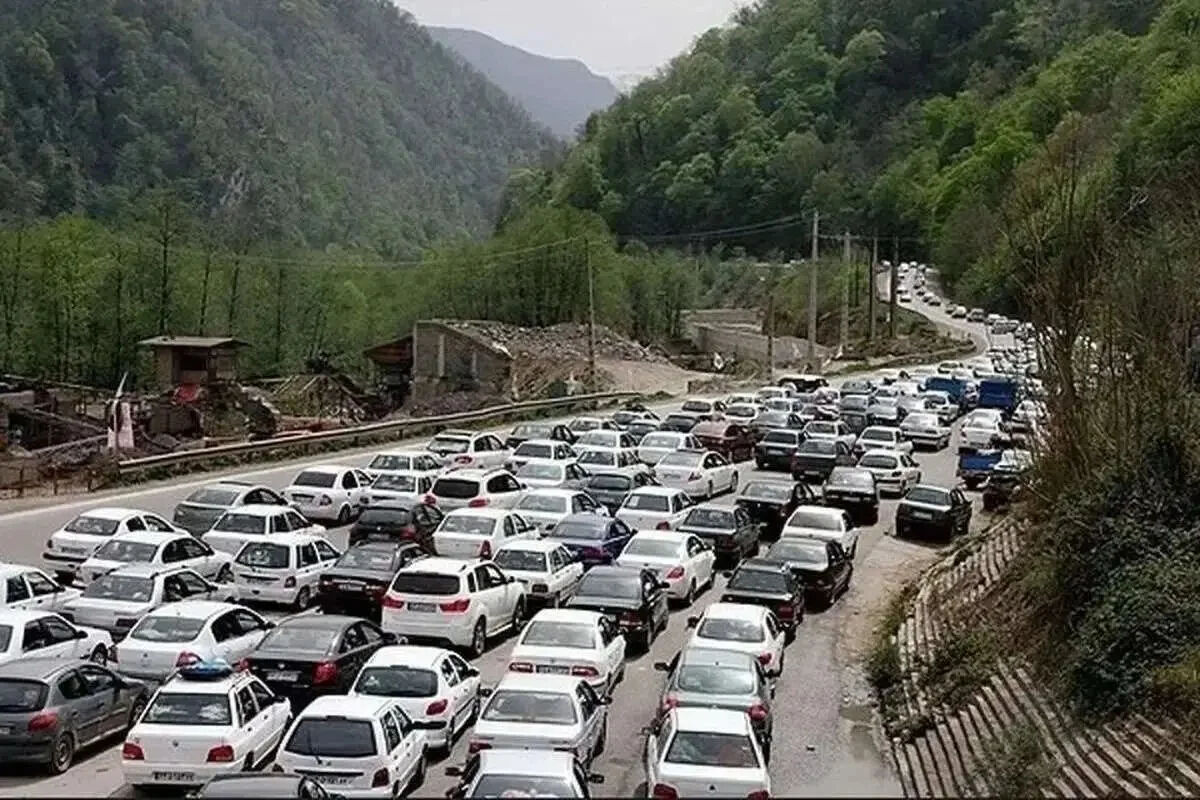 محدودیت تردد در جاده چالوس