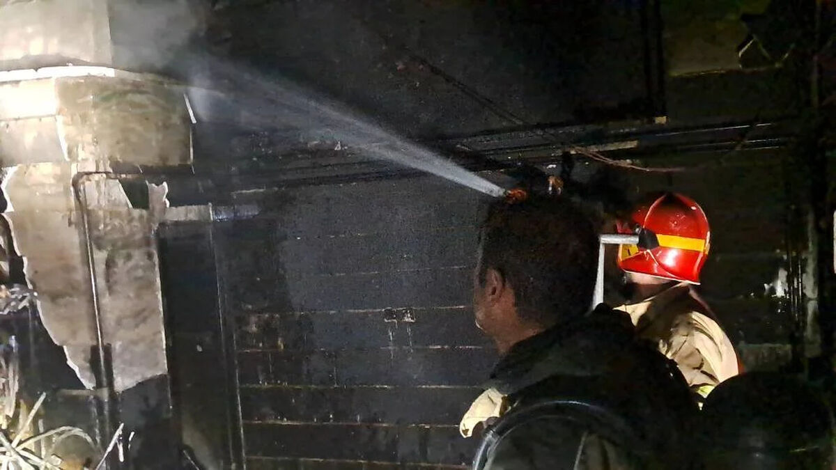 گزارش حادثه آتش‌سوزی در ساختمان مسکونی عبدل‌آباد