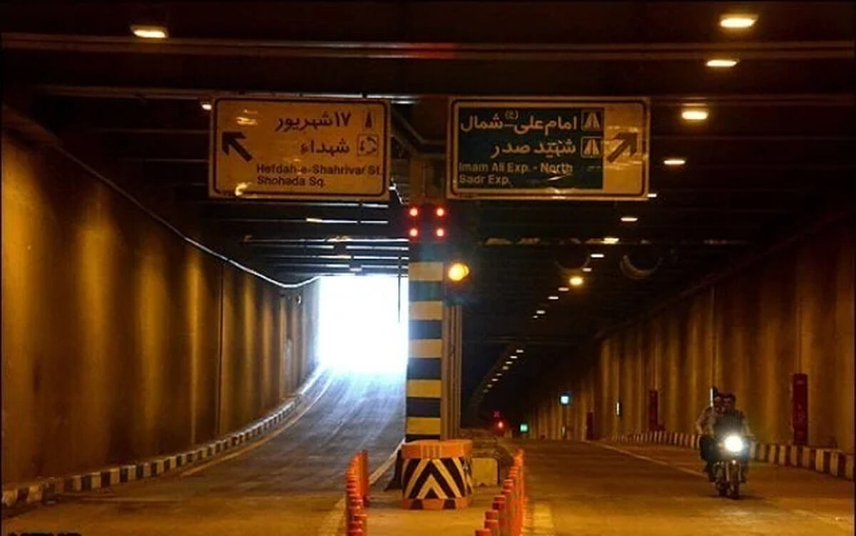 ۳ تونل‌ و پل صدر امشب مسدود می‌شود