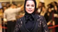 عکس خاص ملیکا شریفی‌نیا در میان گل‌های بنفش و صورتی