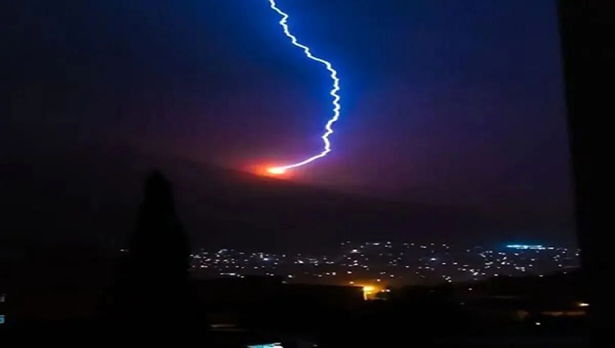 مرگ یک نفر بر اثر برخورد صاعقه
