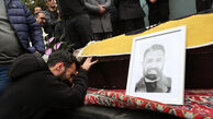 مراسم چهلم حمید هیراد + عکس بی قراری هنرمندان