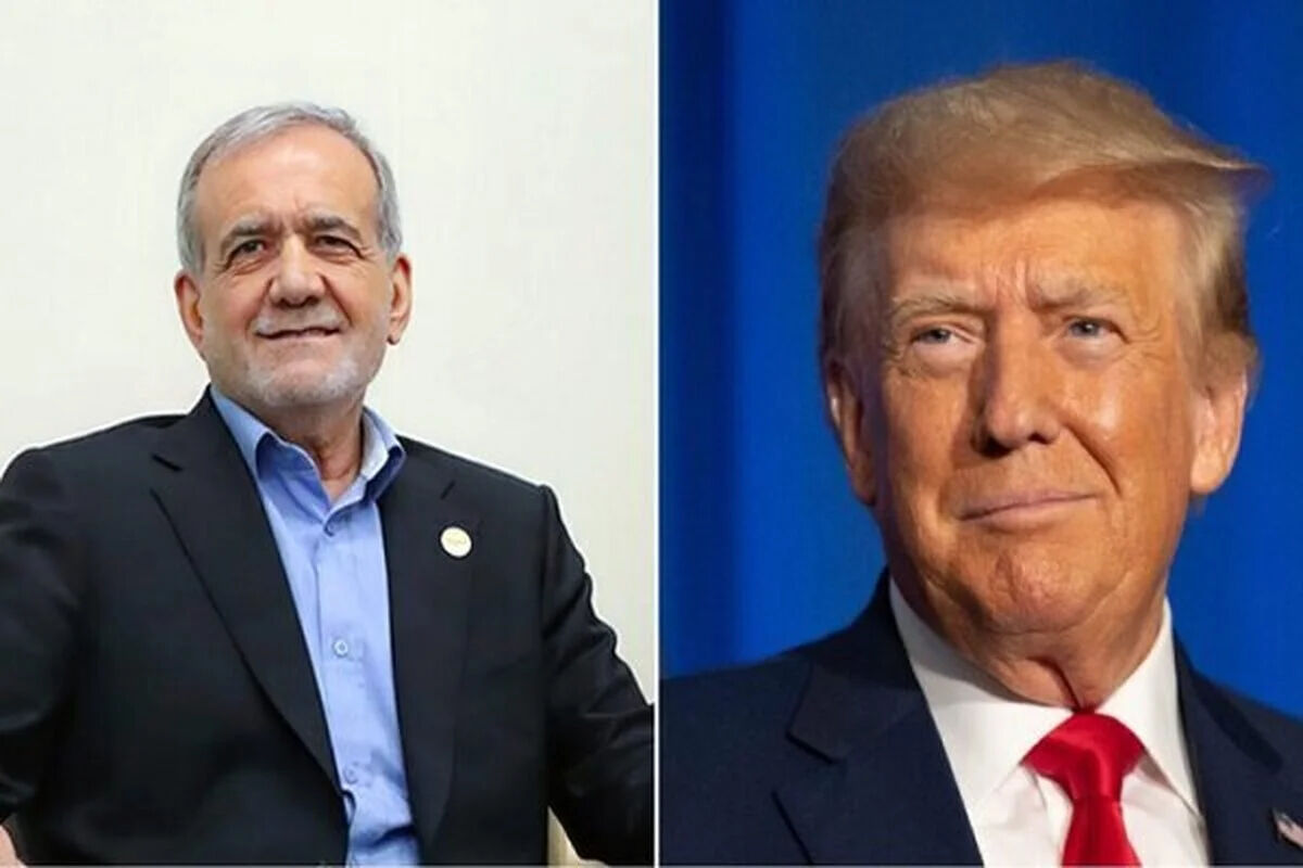 کنایه پزشکیان به ترامپ + تصویر