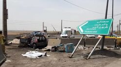واژگونی مرگبار پژو ۴۰۵ / ۷ نفر راهی بیمارستان شدند