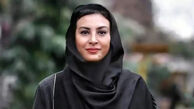 استایل سنتی حدیثه تهرانی با کت سوزن‌دوزی‌ شده