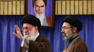 قابی زیبا از آیت الله مجتبی خامنه ای همراه 3 برادر و 2 خواهرش
