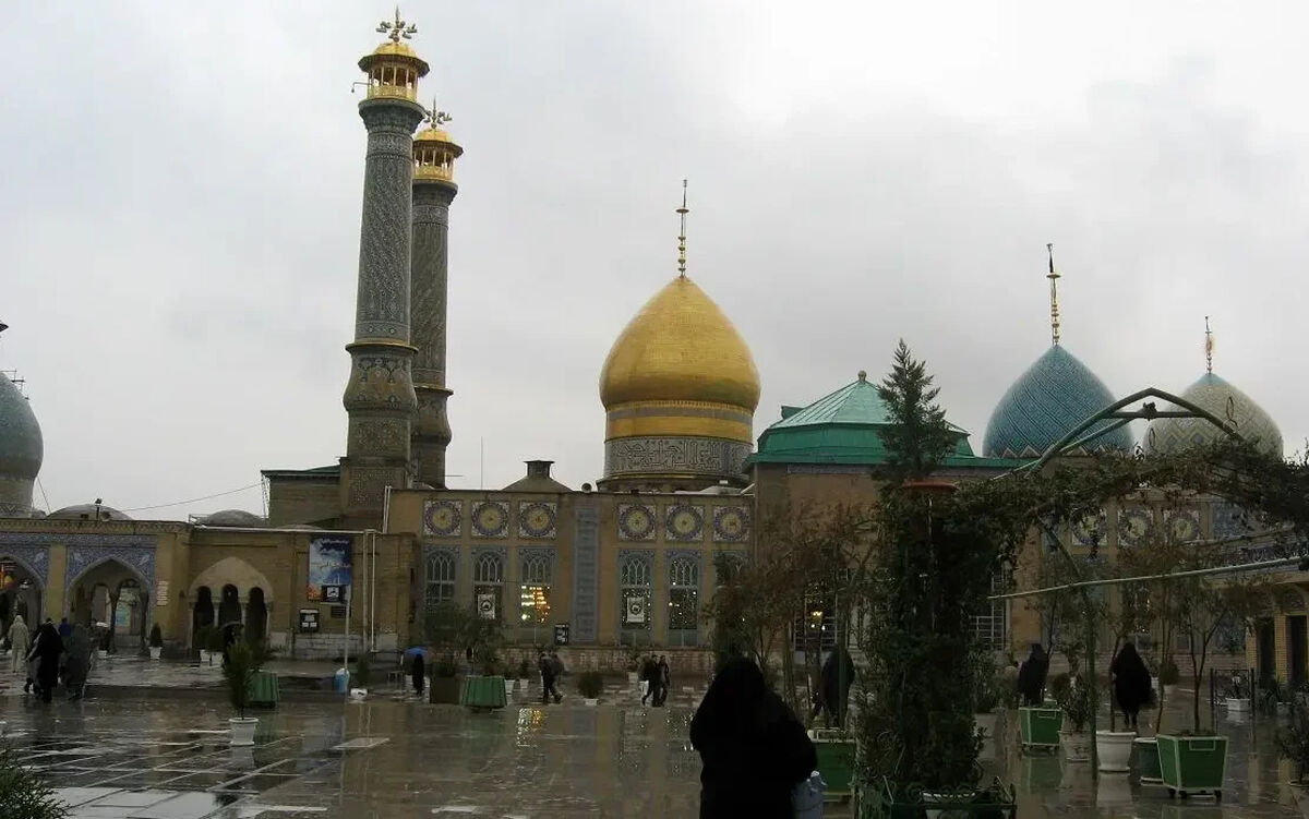 سفر به تهران قدیم؛ نمایی از حرم «حضرت شاه عبدالعظیم» در شهر ری؛ اوایل دهه 30