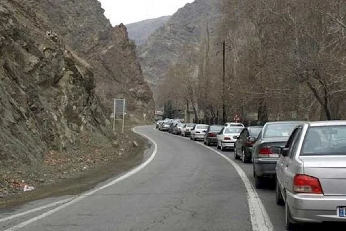 جاده چالوس یکطرفه می‌شود