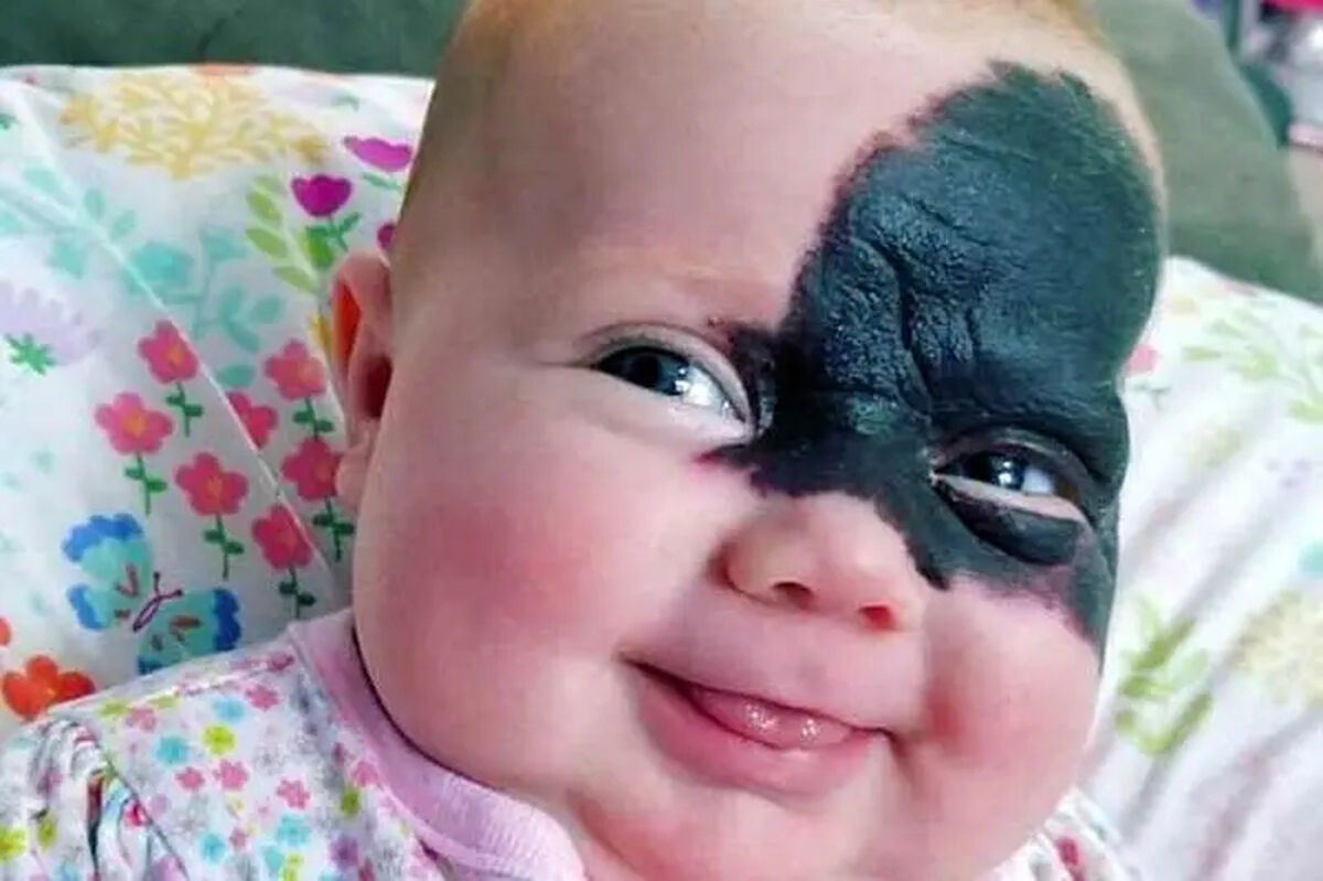 صورت این دختر کوچولوی زیبا تا جوانی کاملا تغییر می کند + عکس نوزادی اش