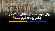 برای خرید خانه در مناطق ۲، ۴، ۵ و ۲۲ چقدر بودجه لازم است؟