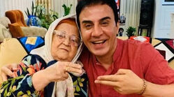 عکس جشن تولد امیر محمد با «عمو پورنگ و مادرش»؛ سال 84
