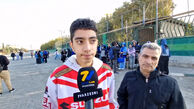 کل کل هوادار استقلال و توپ جمع کن پرسپولیسی