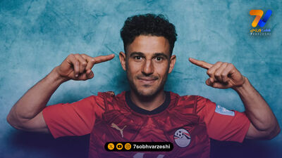 گزارش تصویری| حضور بازیکنان تیم‌های ملی ایران و مصر در ورزشگاه لومن فیلد