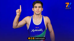 برنز آسیا بر گردن امیرعلی حیدری